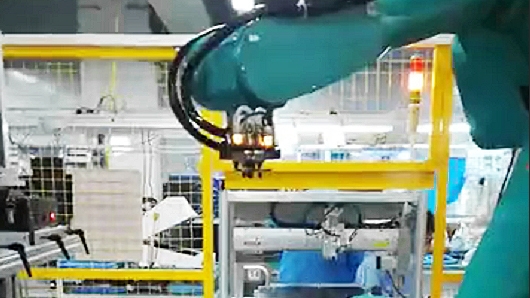 CCD引导6轴机器人定位抓取