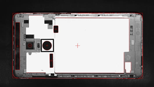 手机盖板尺寸测量