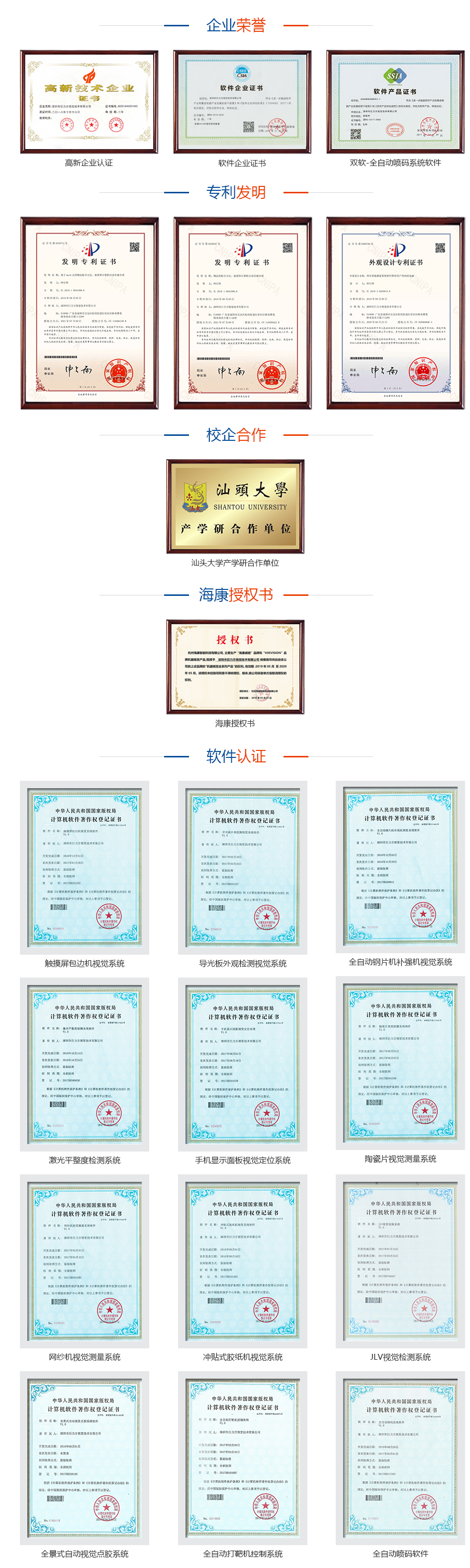 巨力方认证资质